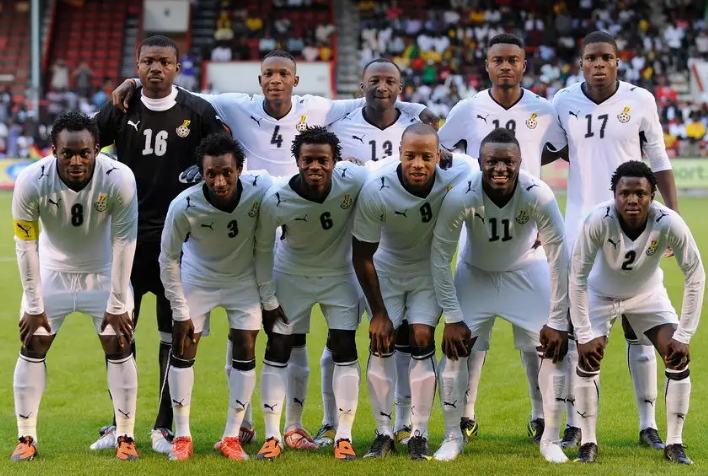 加纳国家队对战乌拉圭，后者获得世界杯小组赛胜利