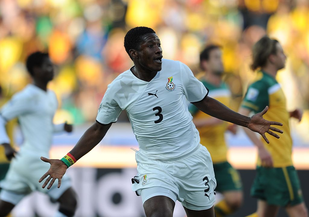 加纳赛事中进球世界杯首粒进球球迷欢呼