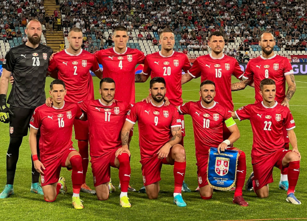 塞尔维亚足球队世界杯对非洲球队喀麦隆锁定胜局