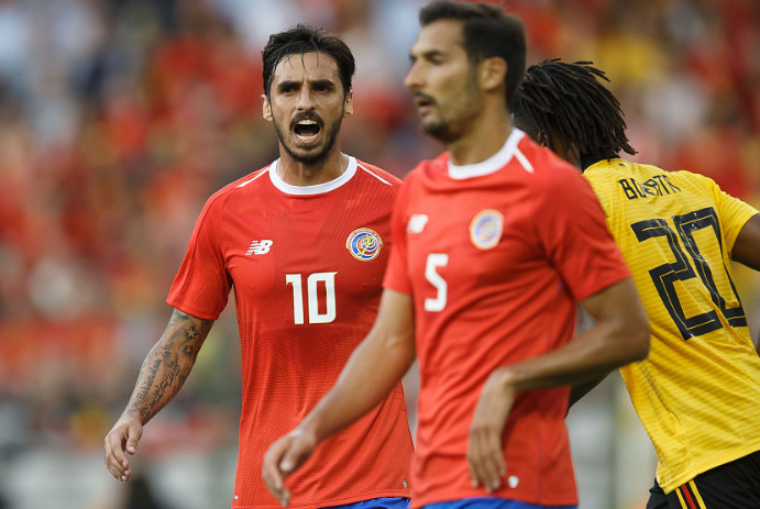 哥斯达黎加队阵容表现不错世界杯小组赛对战日本