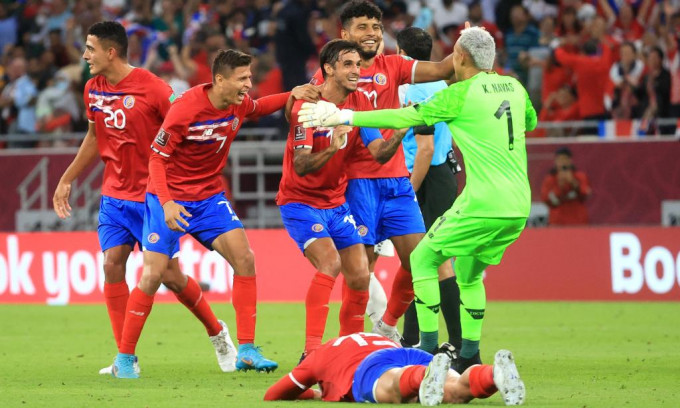 哥斯达黎加球队世界杯小组赛被西班牙队击败，创造了最大比赛分差