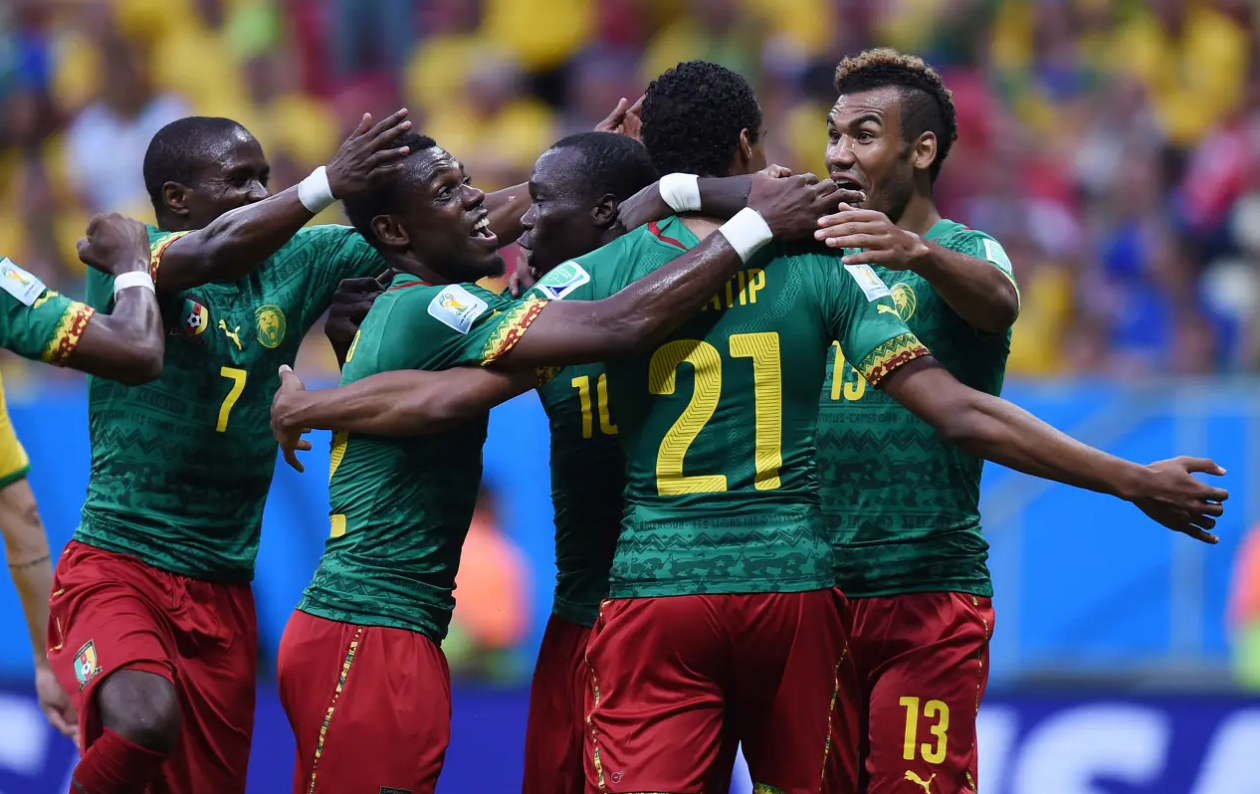 喀麦隆足球队在世界杯小组赛最后一轮，小胜主力轮休的巴西队