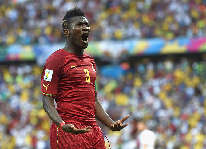 加纳男足世界杯半场比赛吊打韩国队气势上就赢了
