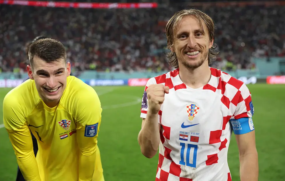 克罗地亚男子足球国家队，在季军争夺战中体现了欧洲最高水平