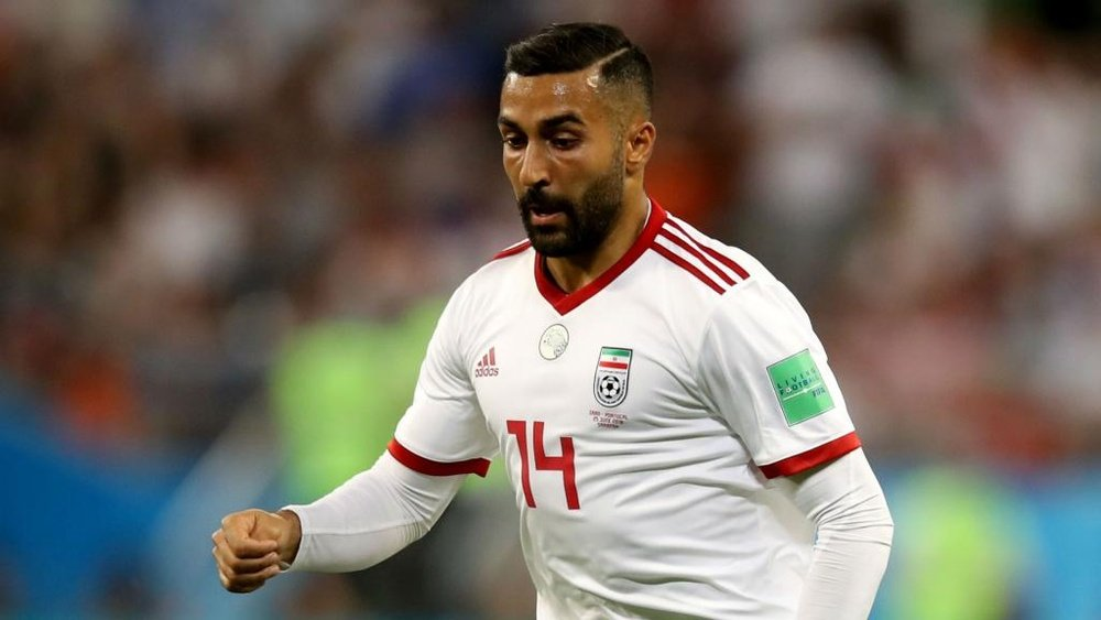 <b>伊朗国家队核心运动员阿兹蒙，代表球队出战了卡塔尔世界杯</b>