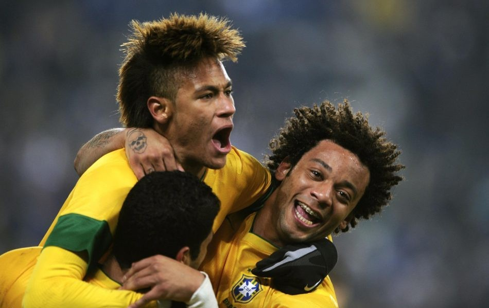 巴西国家队球星内马尔贡献了本届世界杯第一个进球