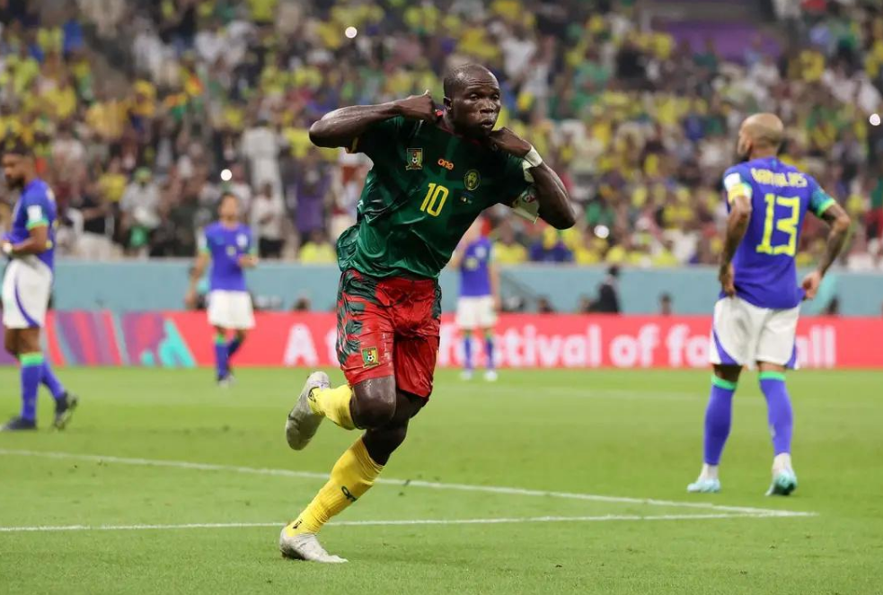 喀麦隆世界杯，球队在与瑞士队的比赛中败北出局