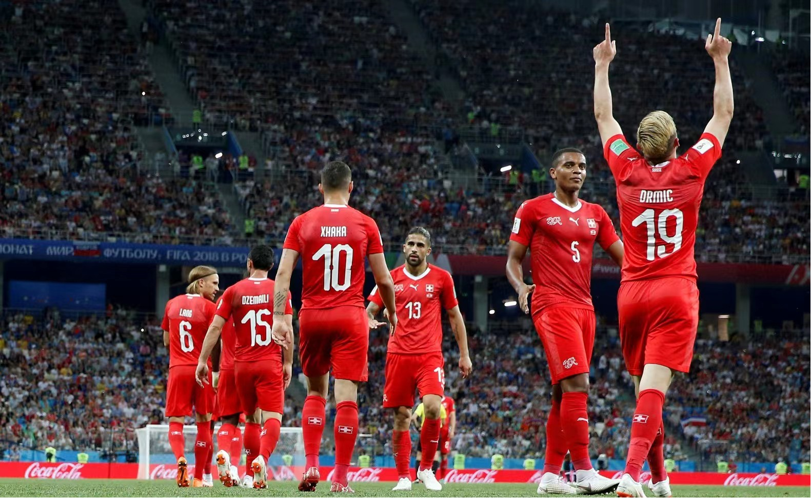 瑞士男足世界杯阵容中部分球员拥有双重国籍