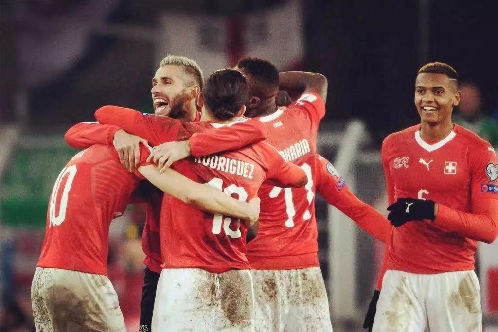 瑞士国家队世界杯对阵塞尔维亚获胜携手巴西出线