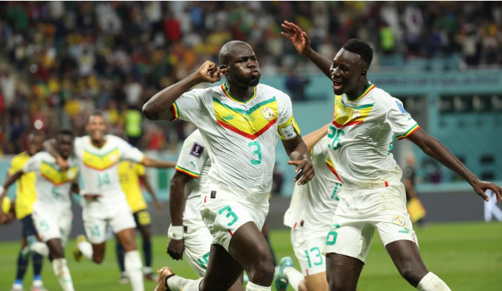 塞内加尔世界杯赛程直播，以2-1的比分险胜厄瓜多尔