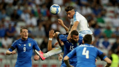 乌拉圭友谊赛对阵意大利，意大利黄牌，换人仍然赢了
