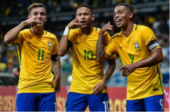 巴西足球队实力强劲，在世界杯中目标直指冠军