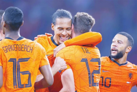 荷兰队世界杯预测输赢,荷兰世界杯,橙色军团,世界排名第八,荷兰男子足球队