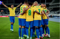 巴西队拥有豪华阵容，在世界杯赛场上大放异彩