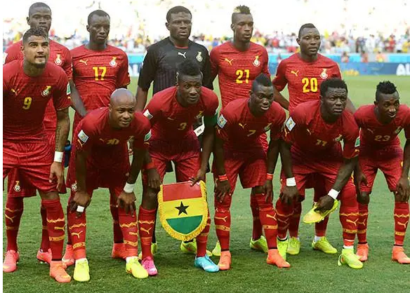 加纳国家男子足球队阵容强大，困难中跳出来的非洲黑星球队厉