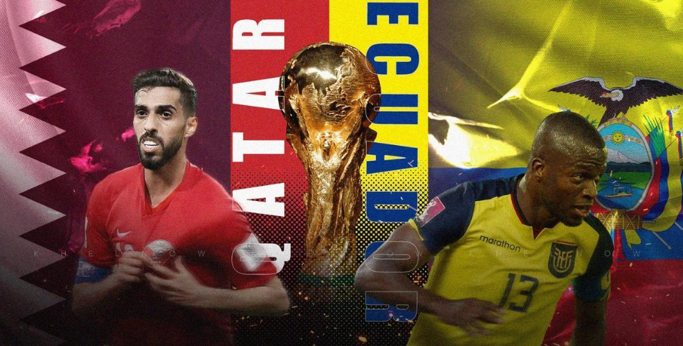 卡塔尔国家男子足球队,卡塔尔世界杯,揭幕战,厄瓜多尔队,东道主