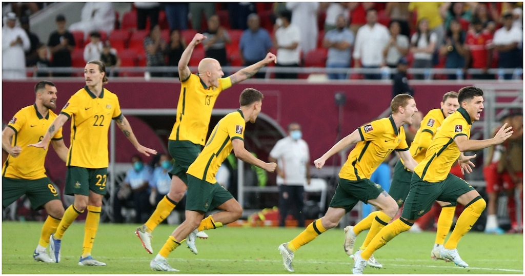 澳大利亚世界杯，对战阿根廷队，后者成功晋级八强