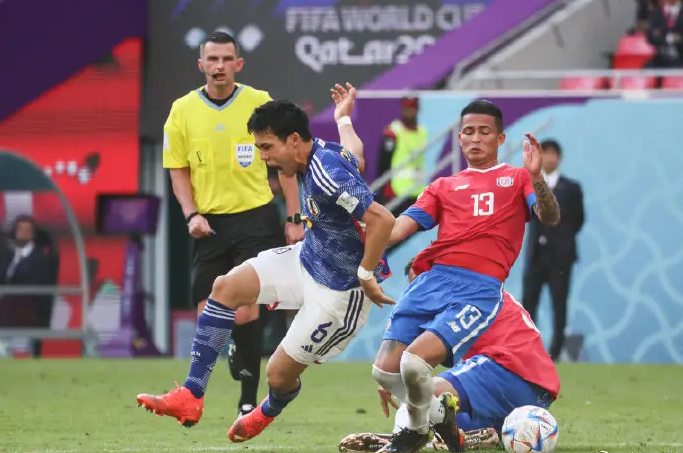 哥斯达黎加世界杯比赛，对战日本队轻松取得出线权