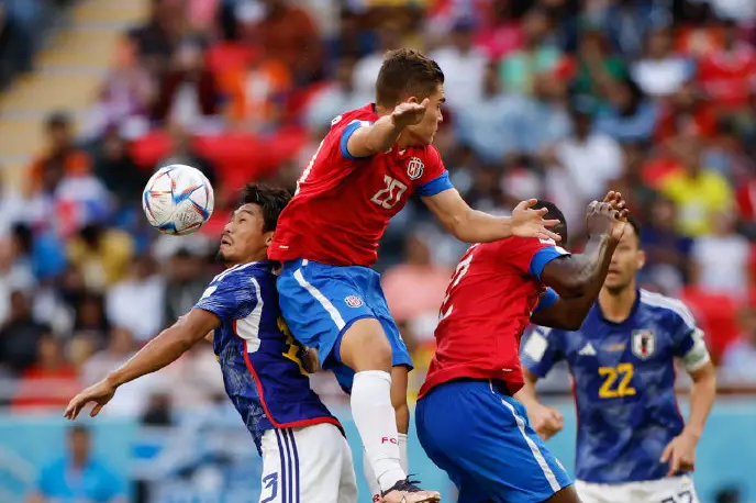 哥斯达黎加世界杯比赛，被德国队以2球击败无缘晋级