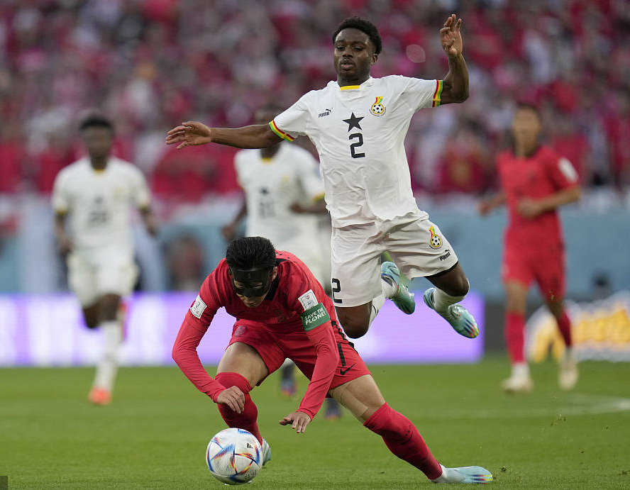 加纳国家男子足球队赛事，世界杯对战韩国队，取得晋级名额