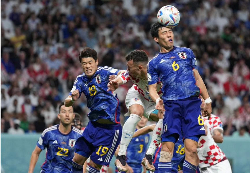 日本世界杯赛事,日本队,八强,佩里西奇,克罗地亚队
