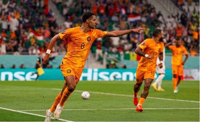 荷兰队世界杯首战遭遇非洲冠军塞内加尔轻松拿下