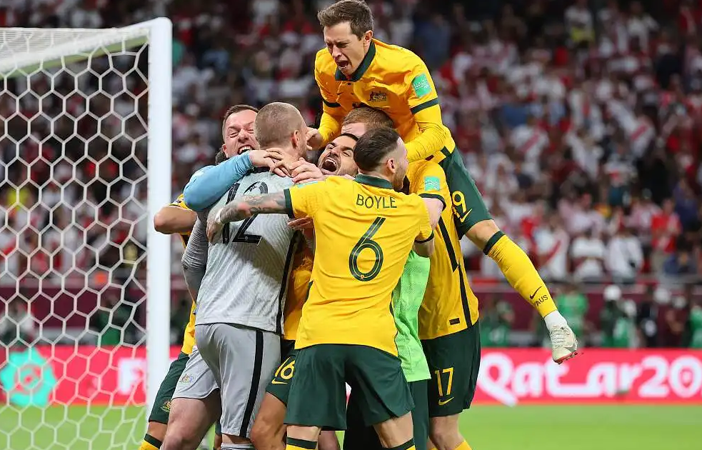 澳大利亚队世界杯,1:0战胜突尼斯，取得本场胜利