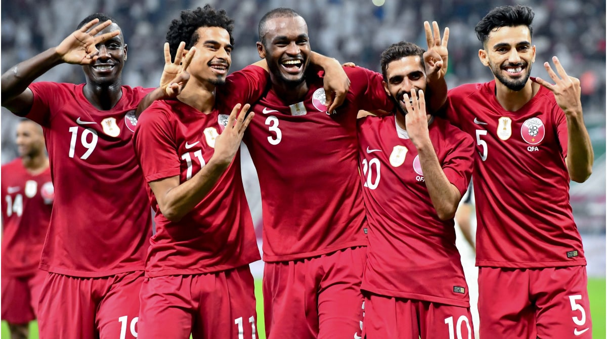 卡塔尔国家队本届世界杯阵容中多数来自本国联赛