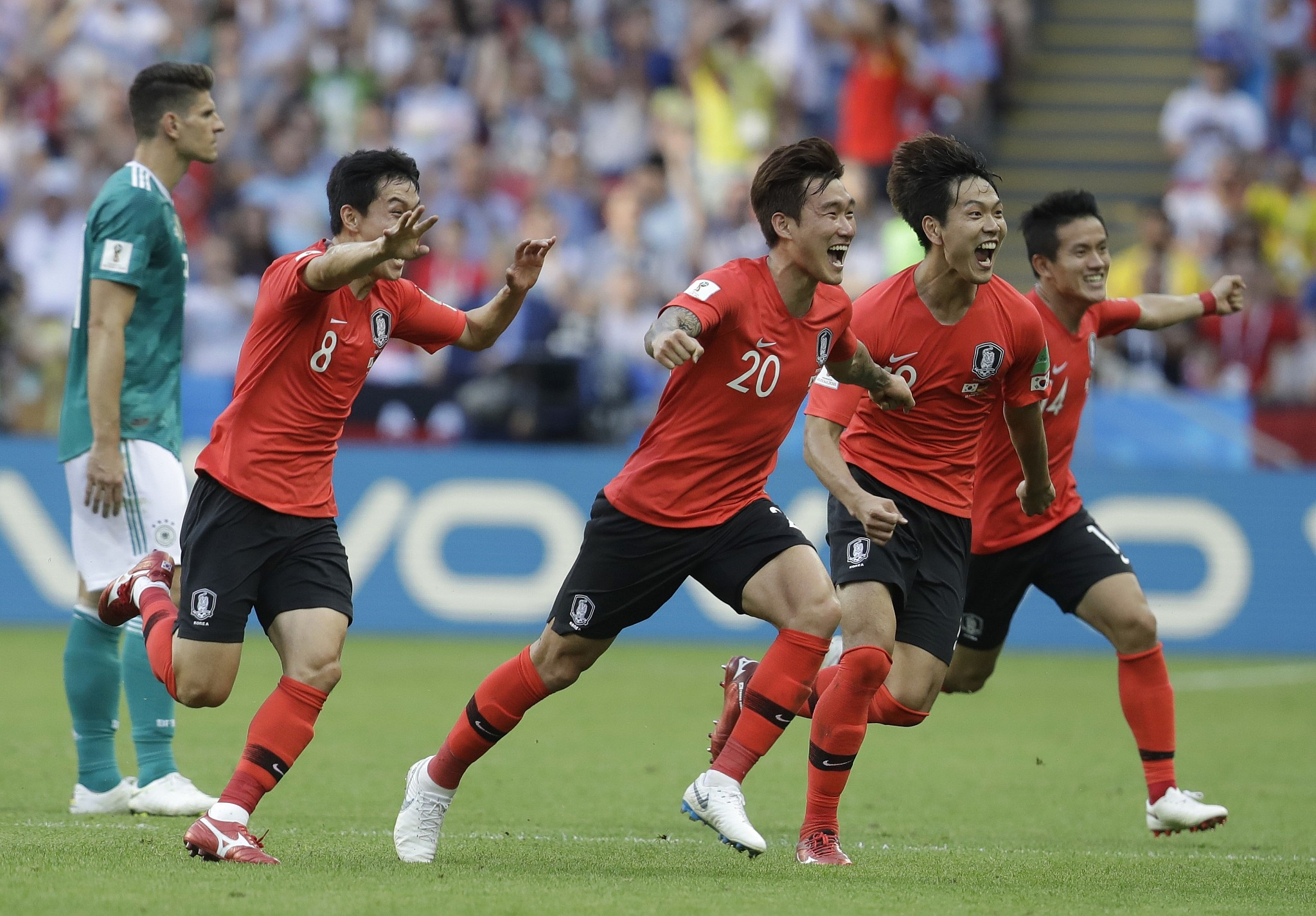 韩国世界杯比赛,韩国队,16强,晋级,葡萄牙,C罗