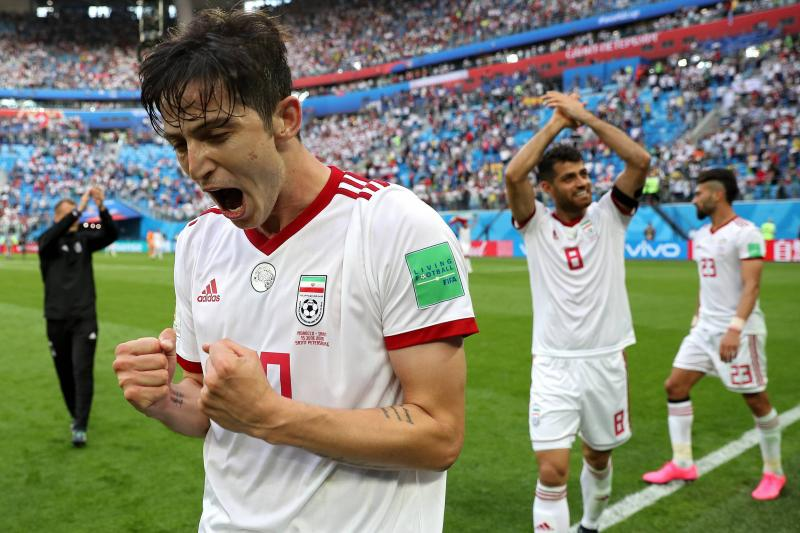 伊朗国家队足球直播,世界杯对阵美国队被淘汰出局