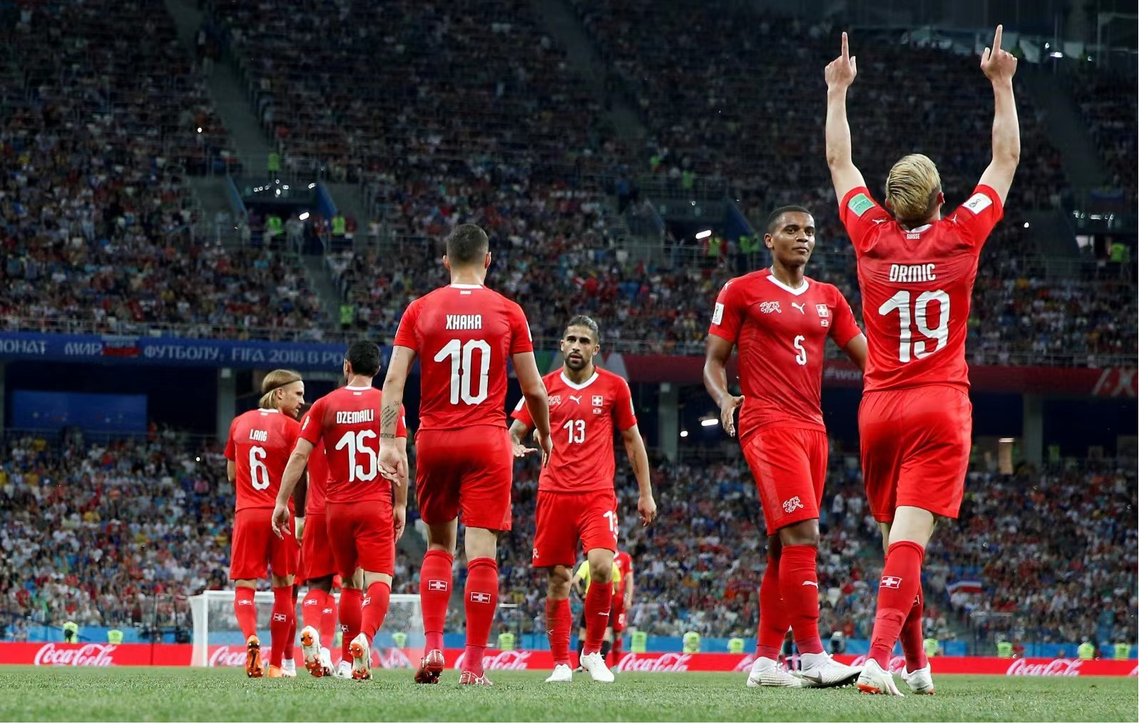 瑞士队第一次在世界杯遇到喀麦隆顺利拿下比赛