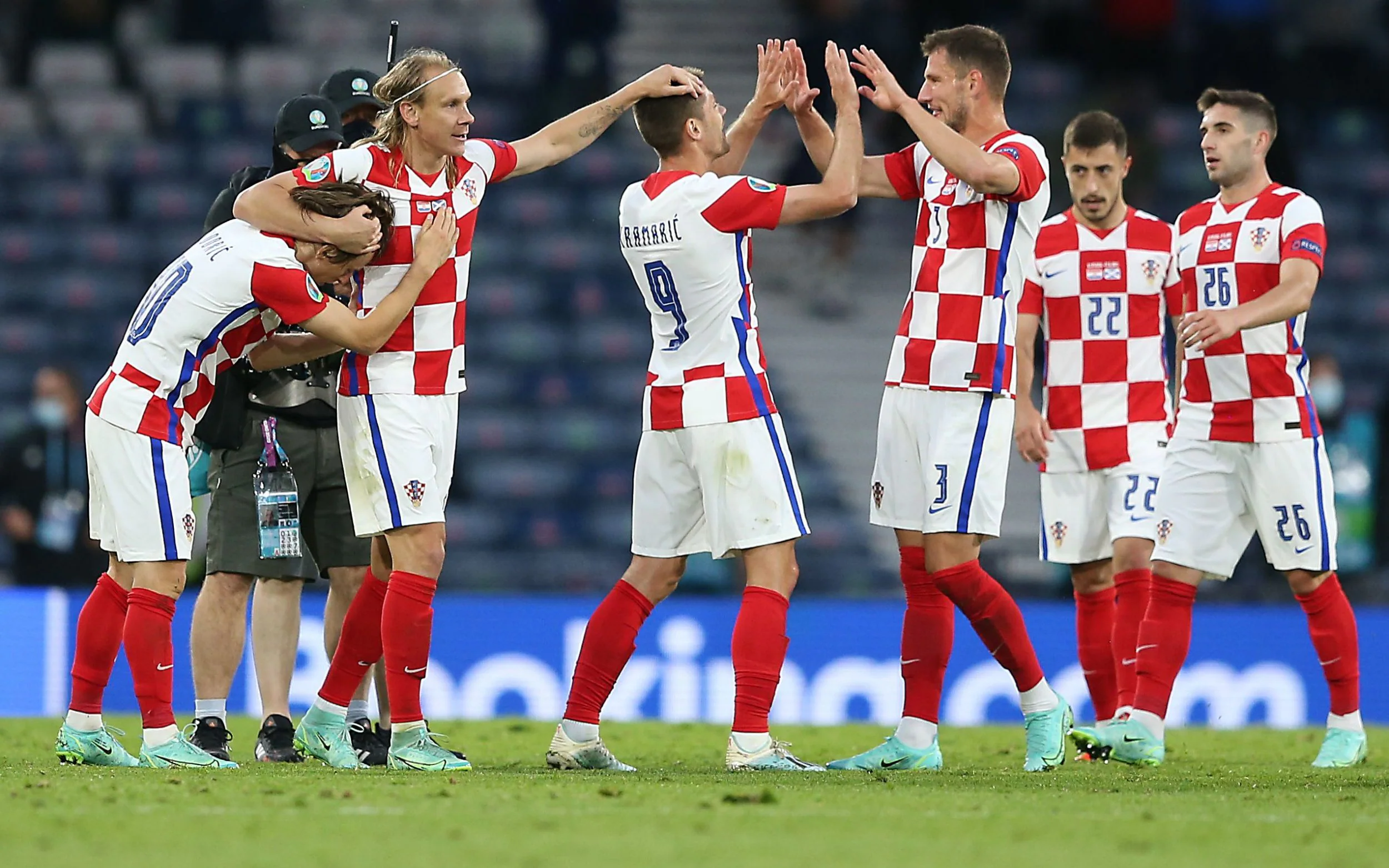 克罗地亚足球队世界杯对阵巴西成功通过点球大战获胜